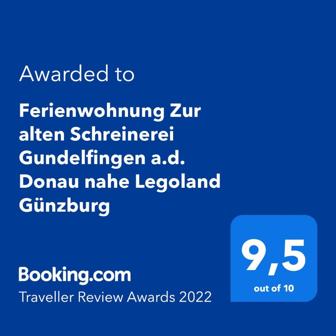 Ferienwohnung Zur alten Schreinerei Gundelfingen an der Donau Exterior foto